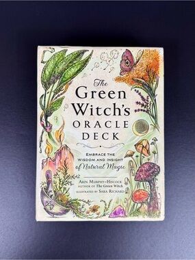 The Green Witch's Oracle Deck Tarot Card And Guide Set Witchy Boho Mushrooms